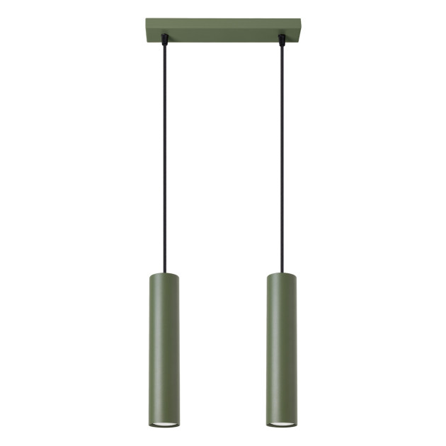 Lampe pendante Noraaena 2 vert olive