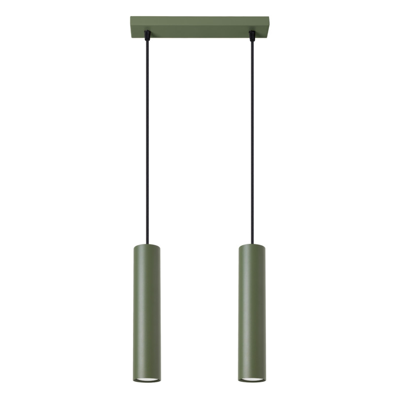 Lampe pendante Noraaena 2 vert olive
