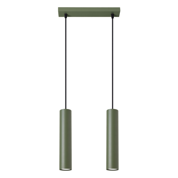 Lampe pendante Noraaena 2 vert olive