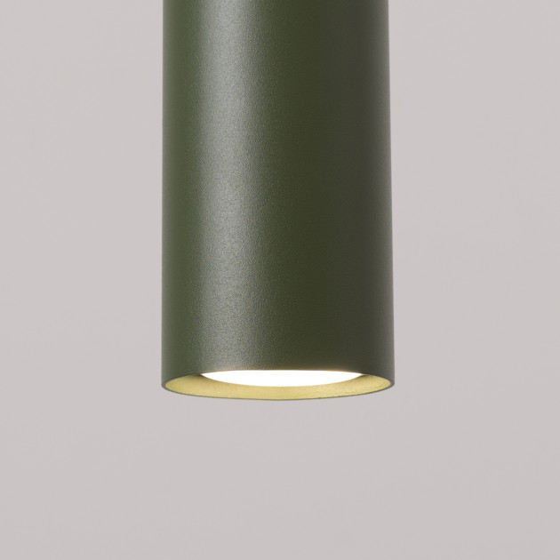 Lampe pendante Noraaena 2 vert olive
