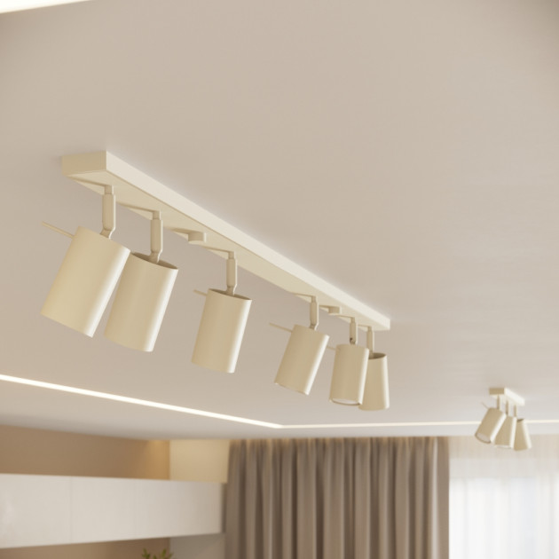 Plafonnier Veraaeen 6L beige