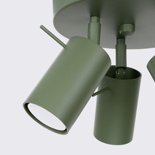Plafonnier Veraaeen 3P vert olive
