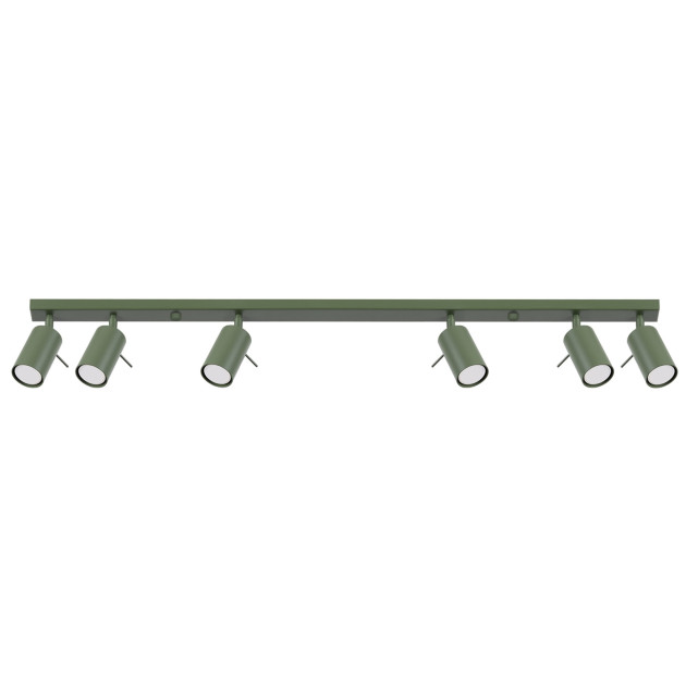 Plafonnier Veraaeen 6L vert olive