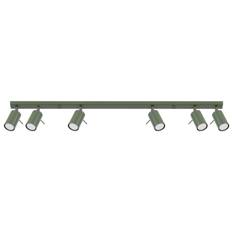 Plafonnier Veraaeen 6L vert olive