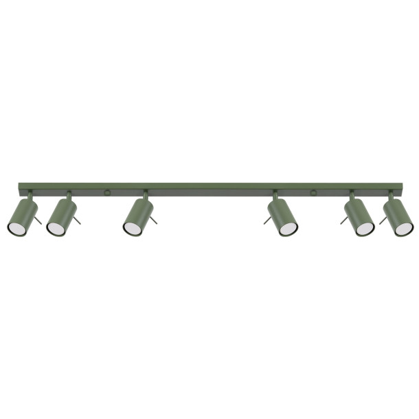 Plafonnier Veraaeen 6L vert olive