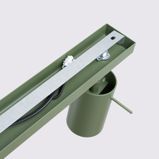Plafonnier Veraaeen 6L vert olive