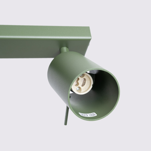 Plafonnier Veraaeen 6L vert olive