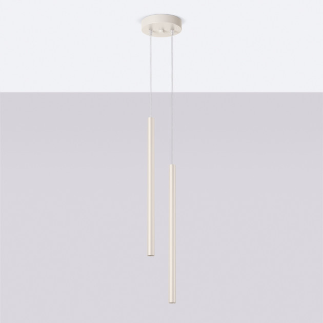 Lampe suspendue Noraaeen 2 beige