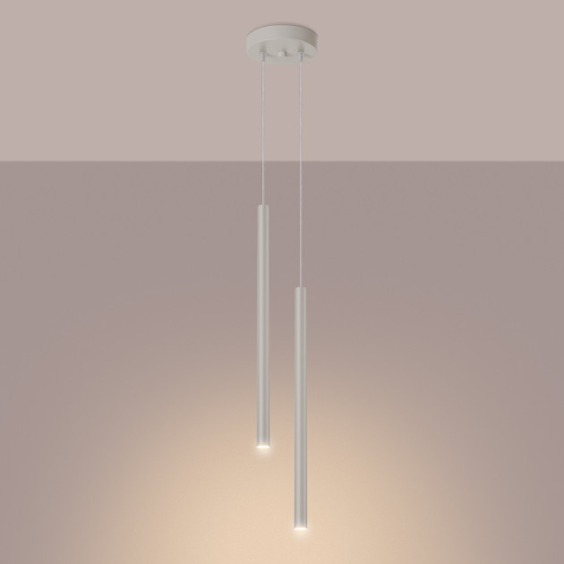 Lampe suspendue Noraaeen 2 beige