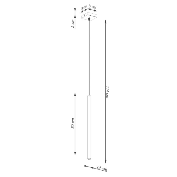 Lampe pendante Noraaeen 1 vert olive