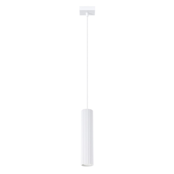 Lampe suspendue Elaen 1 blanc