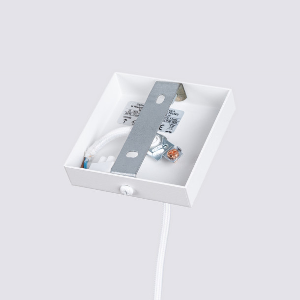 Lampe suspendue Elaen 1 blanc