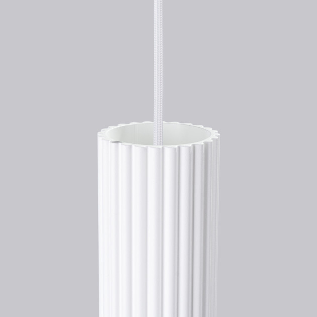 Lampe suspendue Elaen 1 blanc