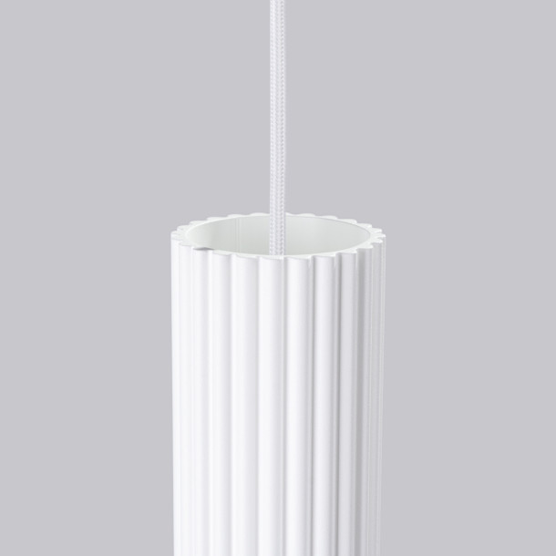 Lampe suspendue Elaen 1 blanc