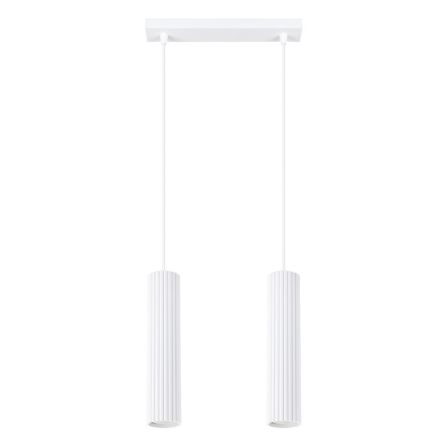 Lampe suspendue Elaen 2 blanc