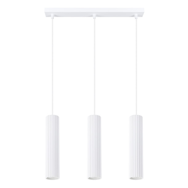 Lampe suspendue Elaen 3L blanc