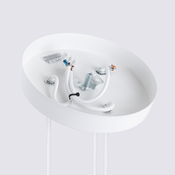 Lampe suspendue Elaen 3P blanc