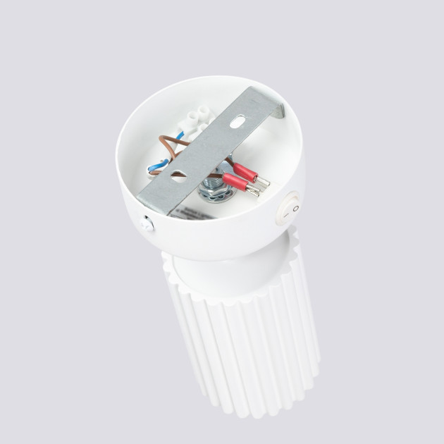 Applique Elaen blanc avec interrupteur
