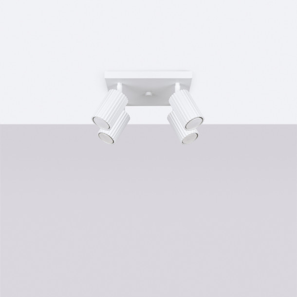 Plafonnier Elaen 4 blanc
