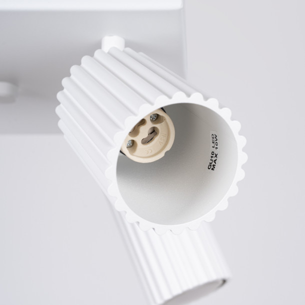 Plafonnier Elaen 4 blanc
