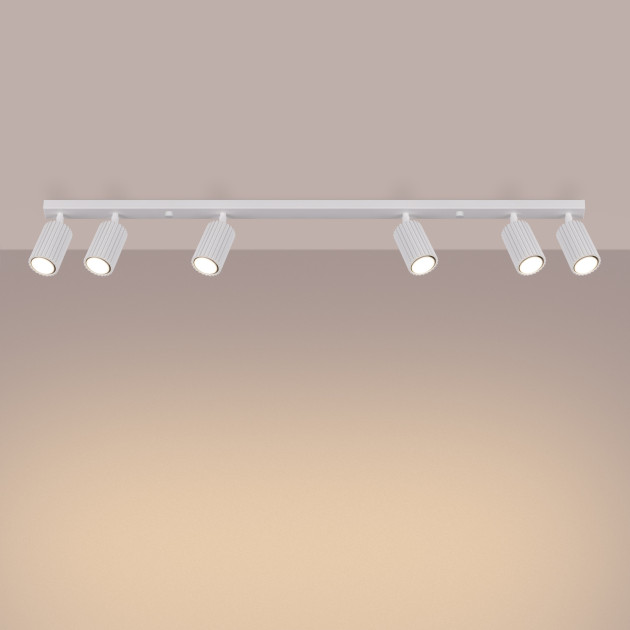Plafonnier Elaen 6L blanc