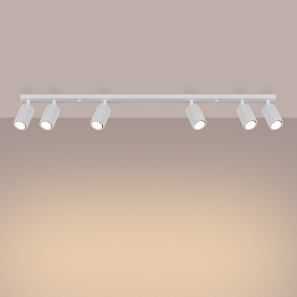 Plafonnier Elaen 6L blanc