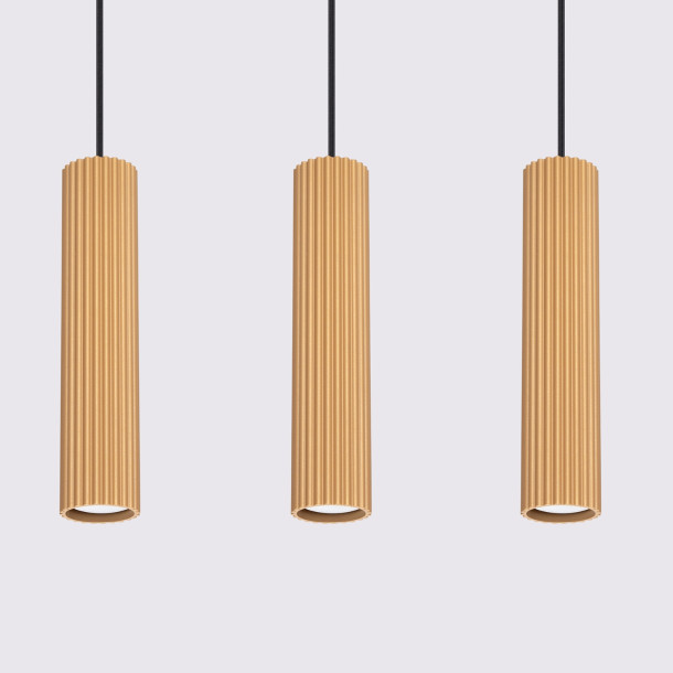 Lampe suspendue Elaen 3L or