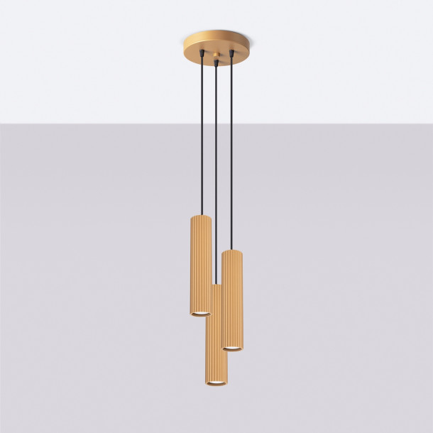 Lampe suspendue Elaen 3P or