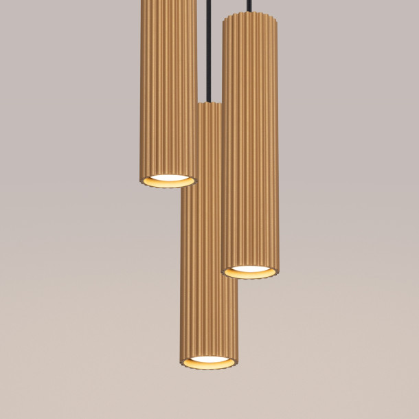 Lampe suspendue Elaen 3P or