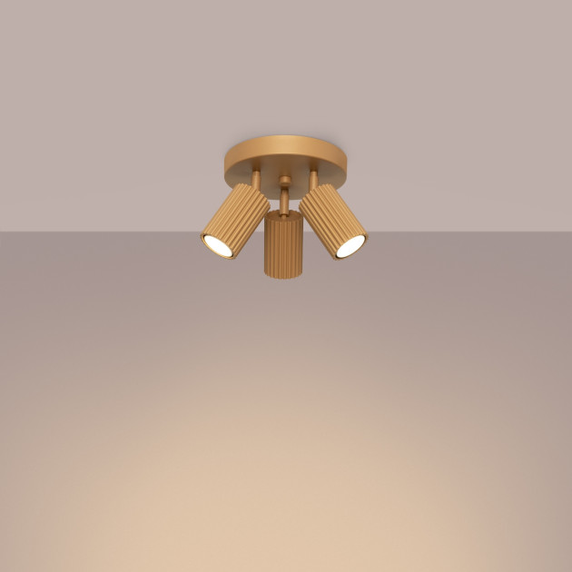 Plafonnier Elaen 3P or