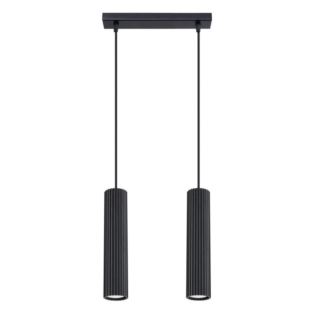 Lampe suspendue Elaen 2 noir