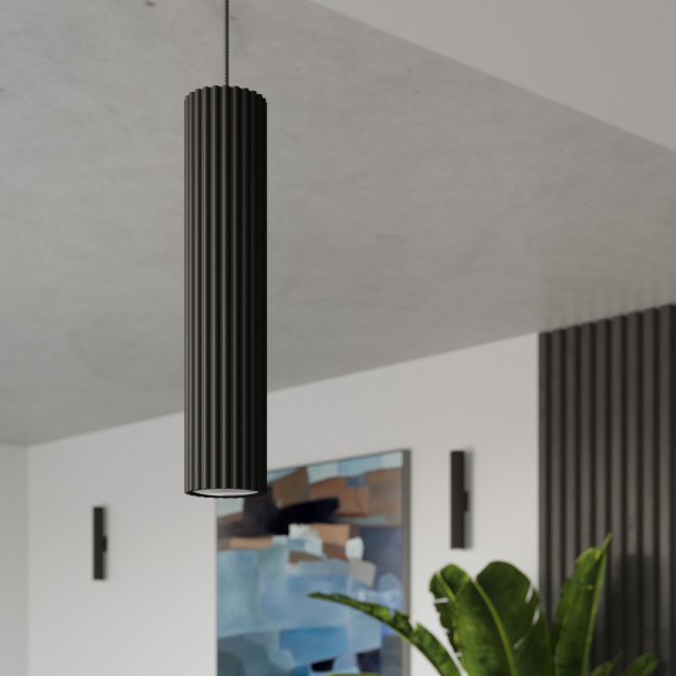 Lampe suspendue Elaen 3L noir