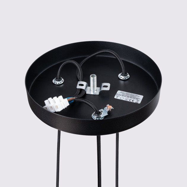 Lampe suspendue Elaen 3P noir