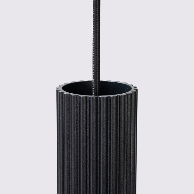 Lampe suspendue Elaen 3P noir