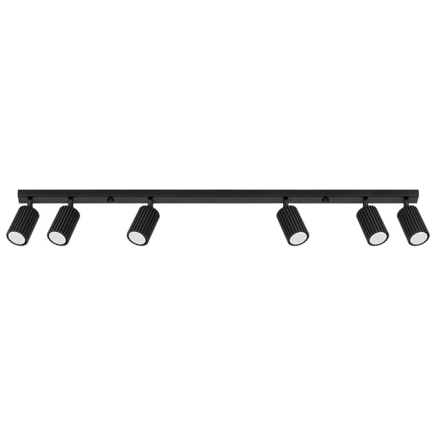 Plafonnier Elaen 6L noir