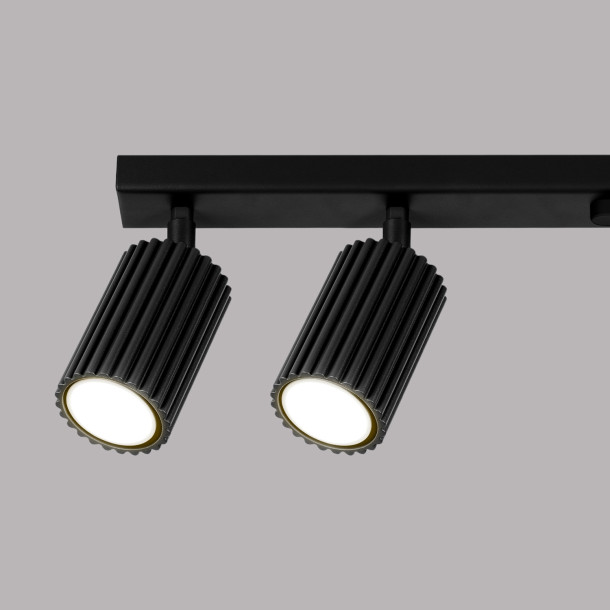 Plafonnier Elaen 6L noir