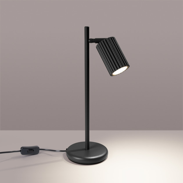 Lampe à poser Elaen noir