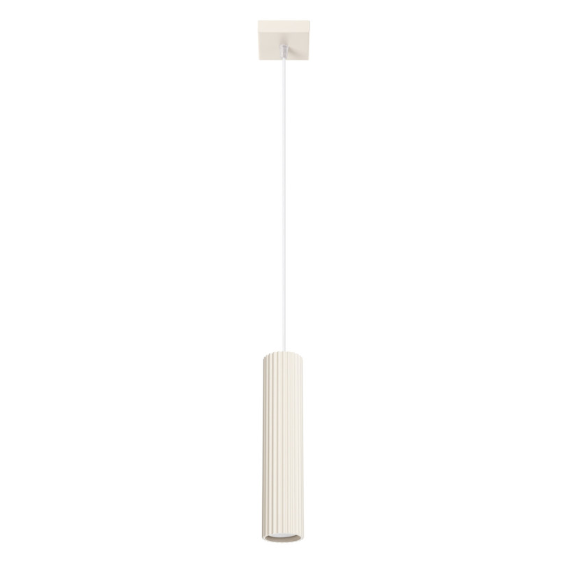 Lampe suspendue Elaen 1 beige