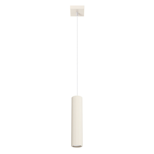 Lampe suspendue Elaen 1 beige