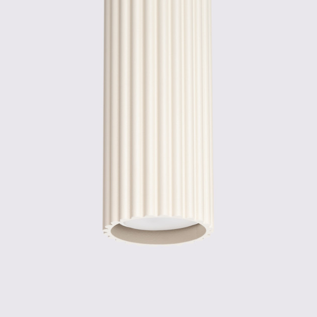 Lampe suspendue Elaen 1 beige