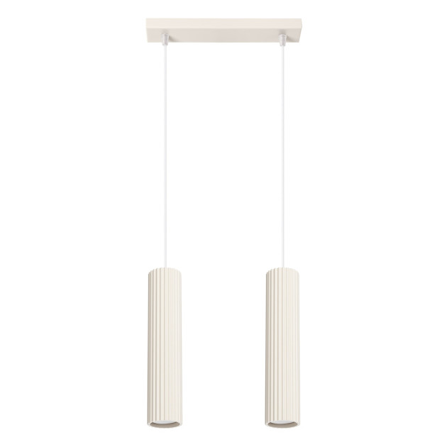 Lampe suspendue Elaen 2 beige