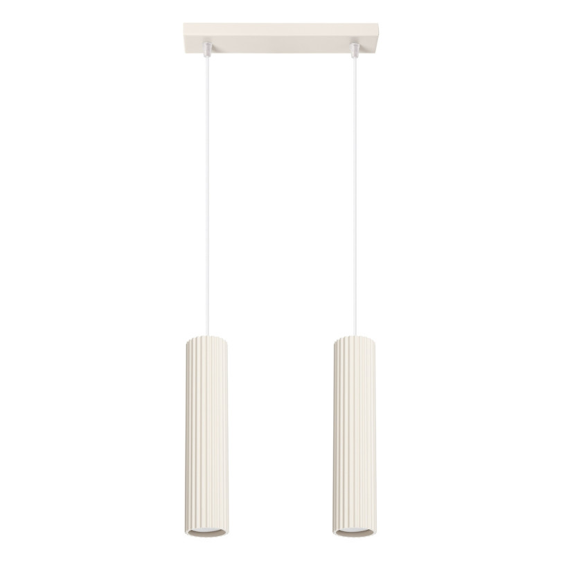 Lampe suspendue Elaen 2 beige