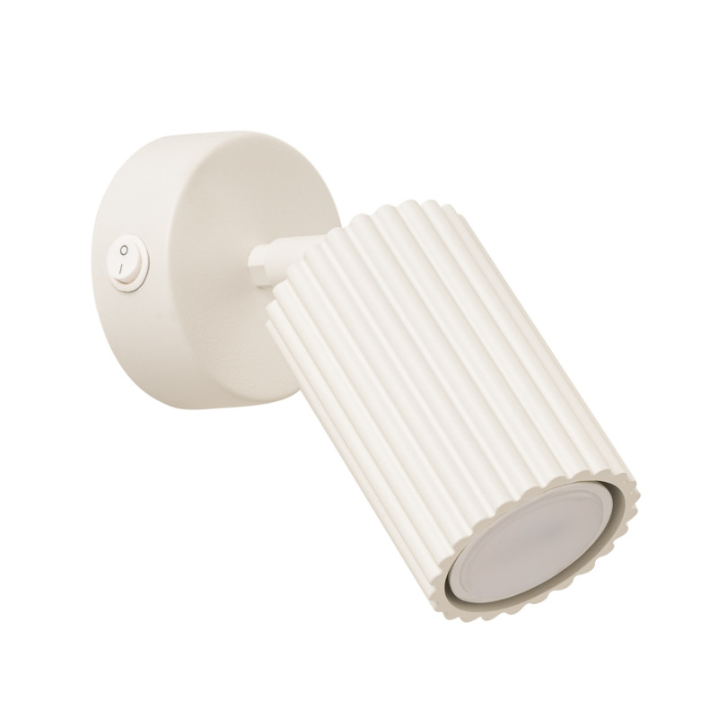Applique Elaen beige avec interrupteur