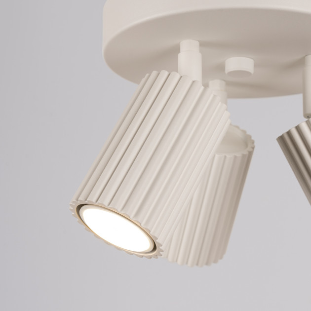 Plafonnier Elaen 3P beige