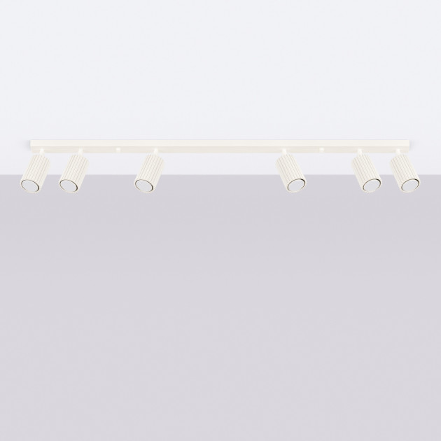 Plafonnier Elaen 6L beige