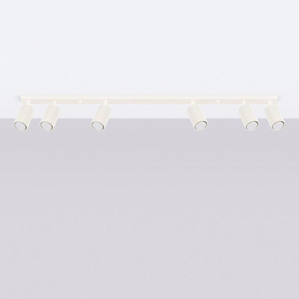 Plafonnier Elaen 6L beige