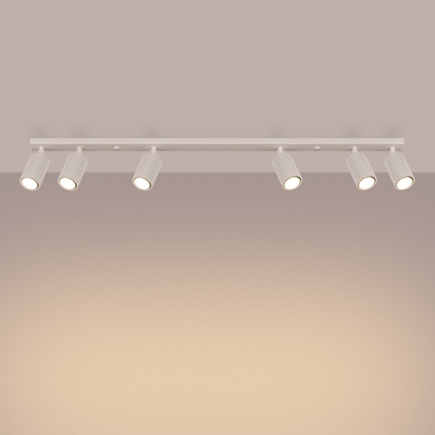 Plafonnier Elaen 6L beige
