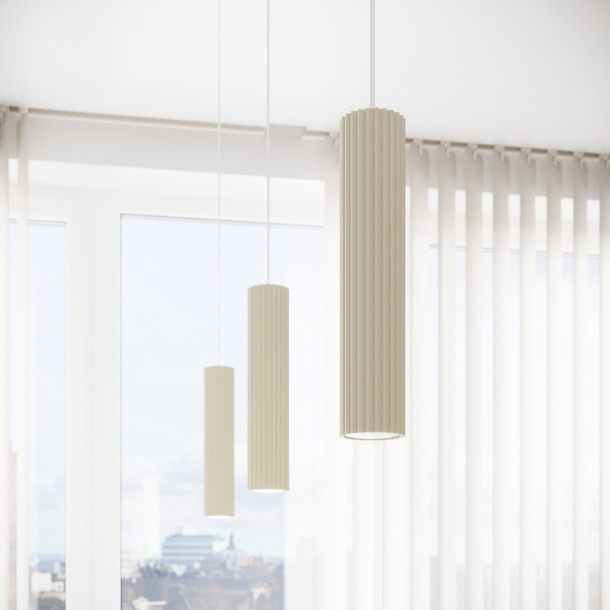 Plafonnier Elaen 6L beige