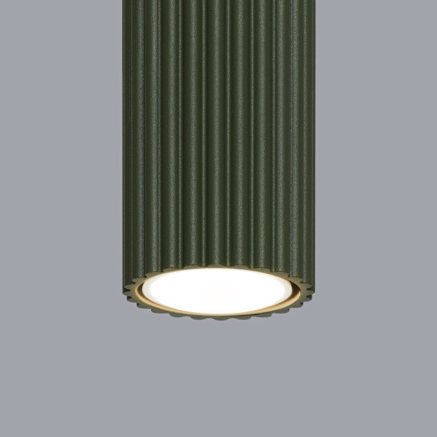 Plafonnier Elaen 10 vert olive