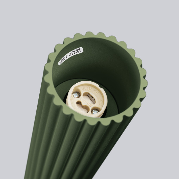 Plafonnier Elaen 10 vert olive